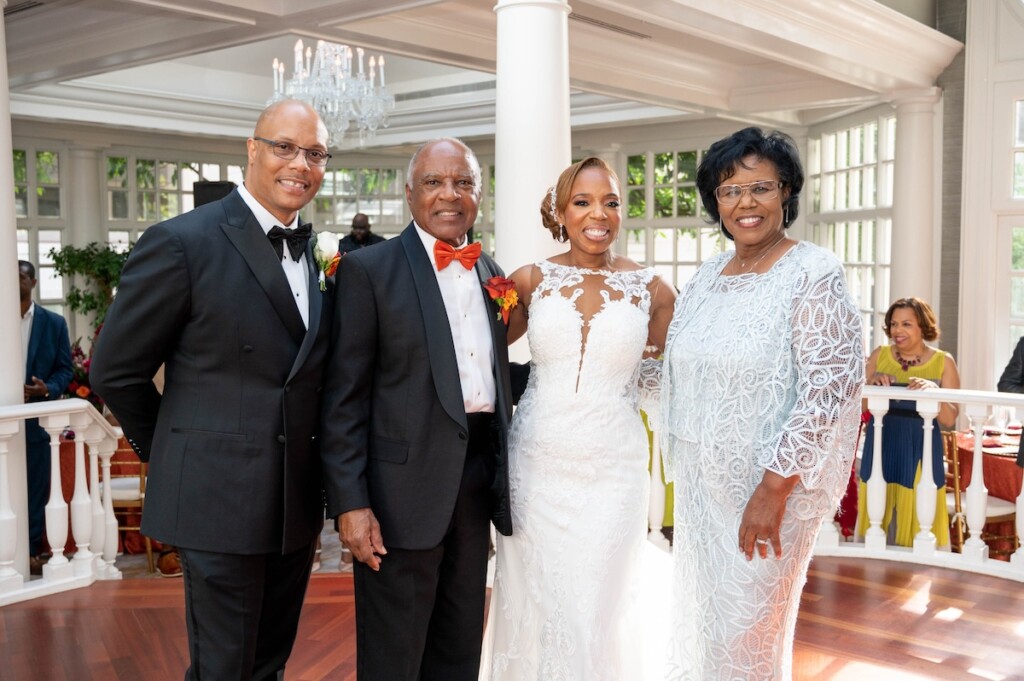 From messaging on Match.com to their first meeting IRL, Chanza and James made their love official with romantic "I do's" at the St. Augustine Catholic Church in Washington DC.