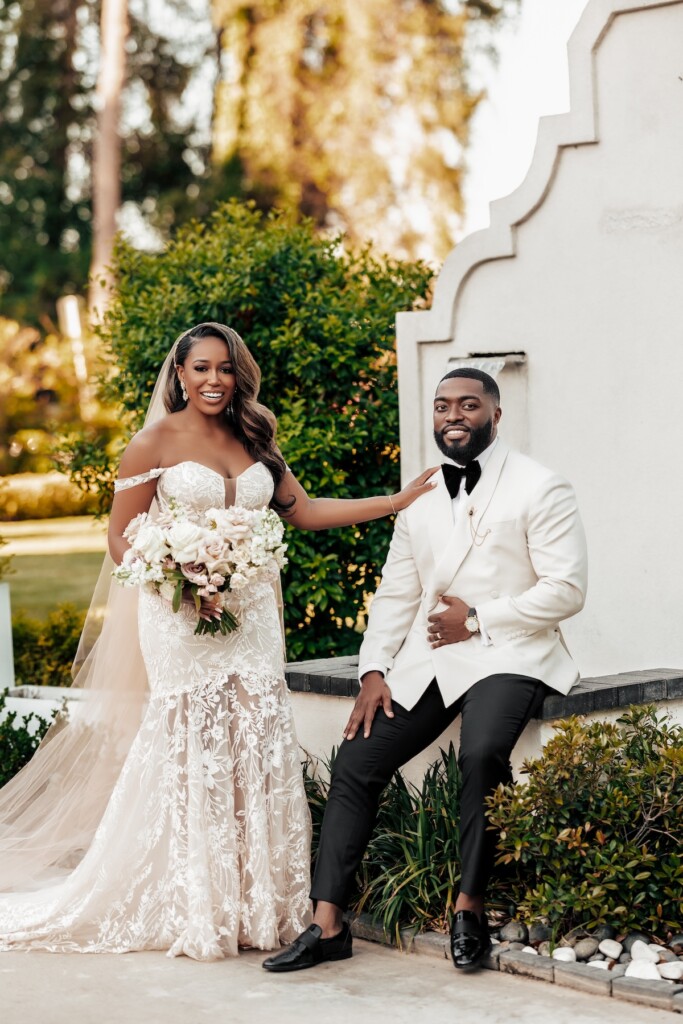 Featured in Issue 32, Evyn and Patrick exchanged vows in an elevated and classic wedding at the Peach Orchard Venue in Spring, Texas. 