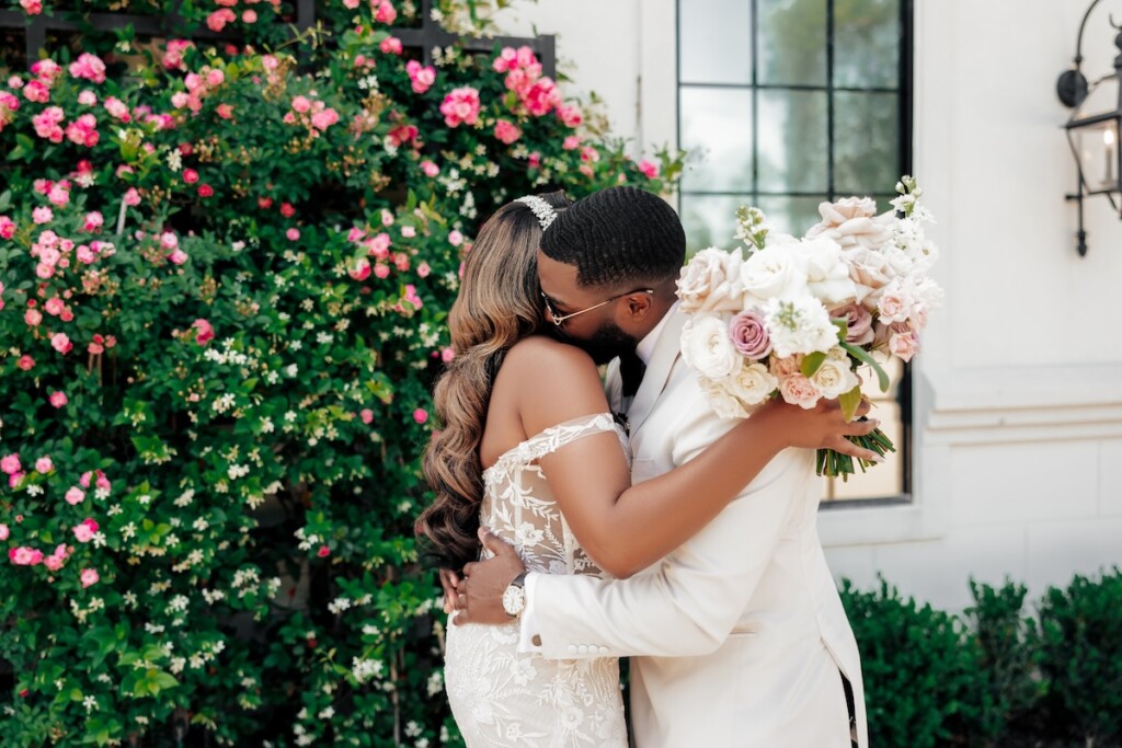 Featured in Issue 32, Evyn and Patrick exchanged vows in an elevated and classic wedding at the Peach Orchard Venue in Spring, Texas. 