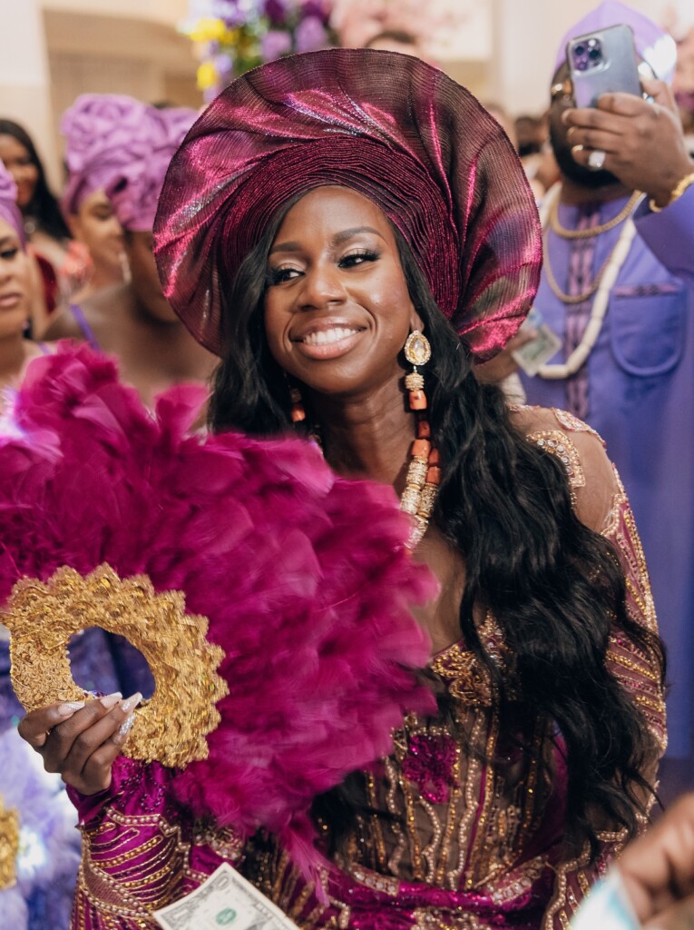 Jodi & Obi tied the knot in a romantic ballroom wedding in Atlanta, Georgia, with lush florals and traditions honoring their Nigerian culture.