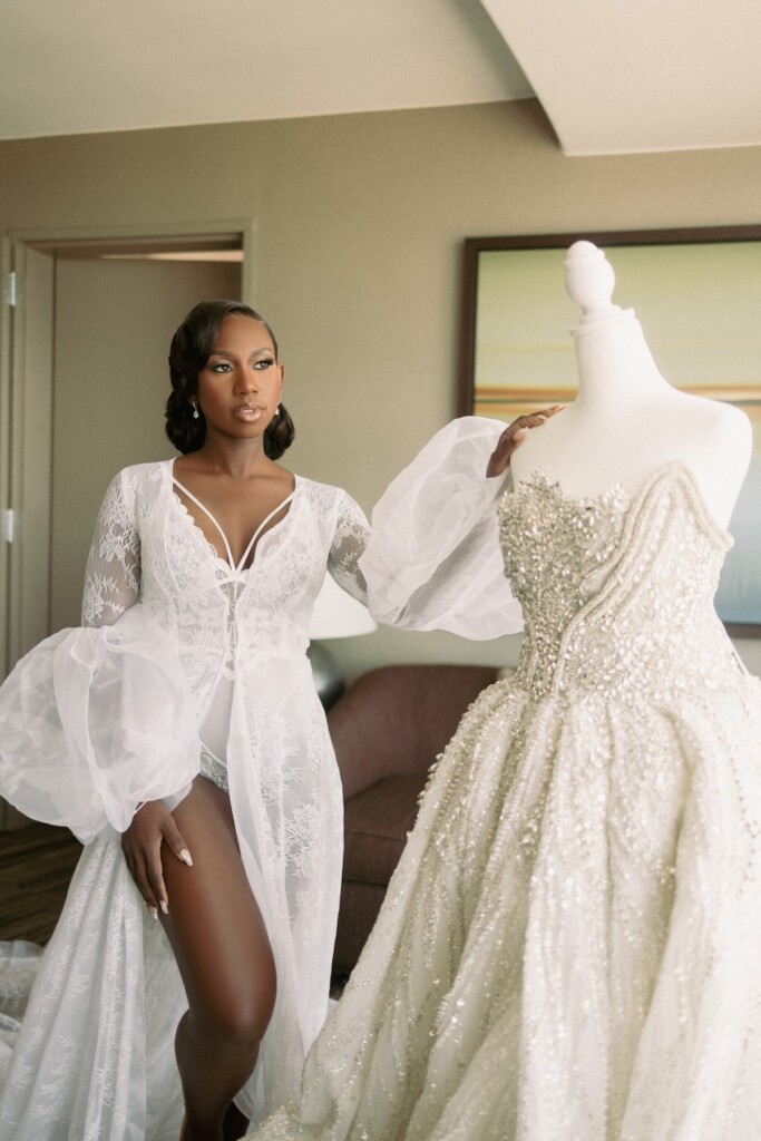 Jodi & Obi tied the knot in a romantic ballroom wedding in Atlanta, Georgia, with lush florals and traditions honoring their Nigerian culture.