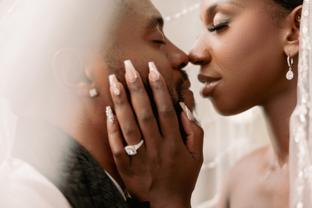 Jodi & Obi tied the knot in a romantic ballroom wedding in Atlanta, Georgia, with lush florals and traditions honoring their Nigerian culture.