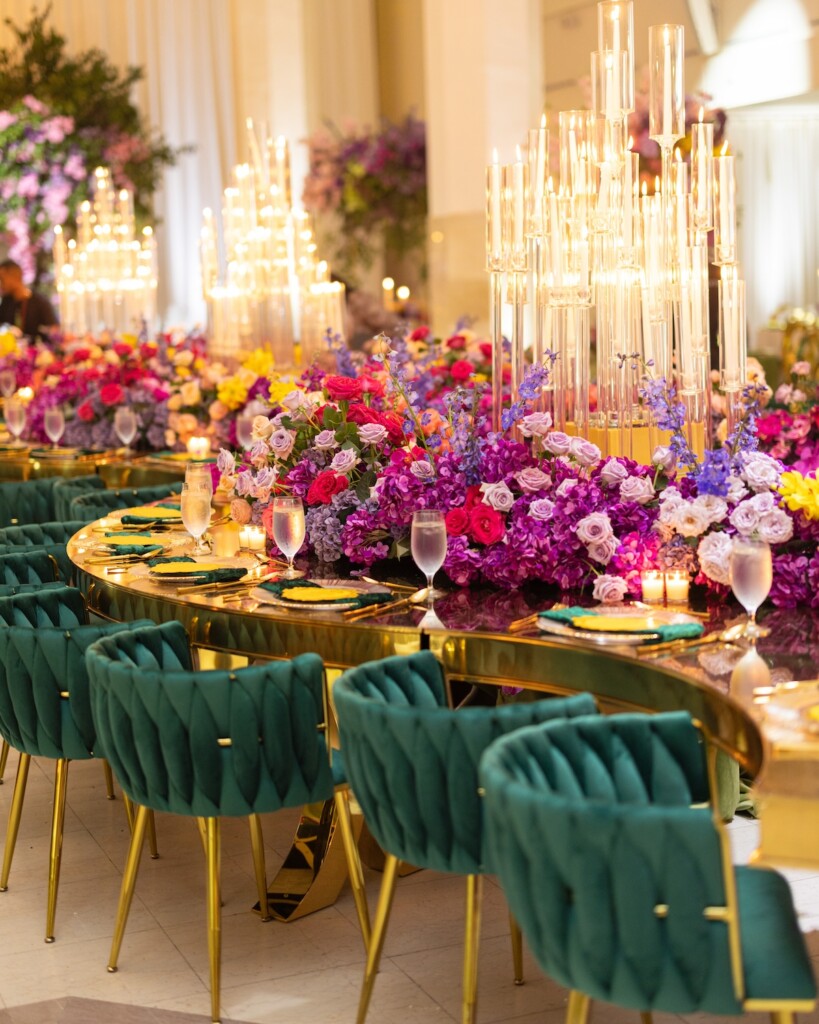 Jodi & Obi tied the knot in a romantic ballroom wedding in Atlanta, Georgia, with lush florals and traditions honoring their Nigerian culture.