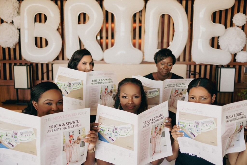 Featured in Issue 32, Tricia and Siwatu's wedding was an ethereal and luxurious celebration of love and family at the Nobu Hotel in Cabo San Lucas, Mexico.