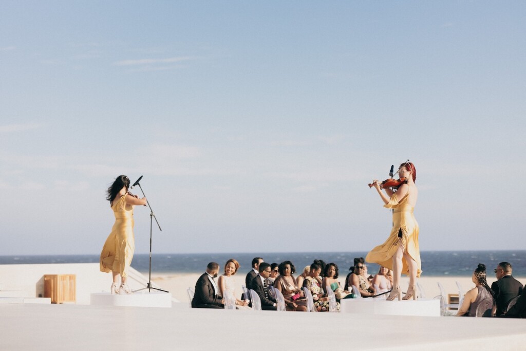 Featured in Issue 32, Tricia and Siwatu's wedding was an ethereal and luxurious celebration of love and family at the Nobu Hotel in Cabo San Lucas, Mexico.