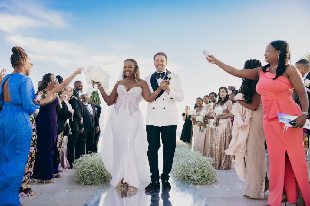 Featured in Issue 32, Tricia and Siwatu's wedding was an ethereal and luxurious celebration of love and family at the Nobu Hotel in Cabo San Lucas, Mexico.