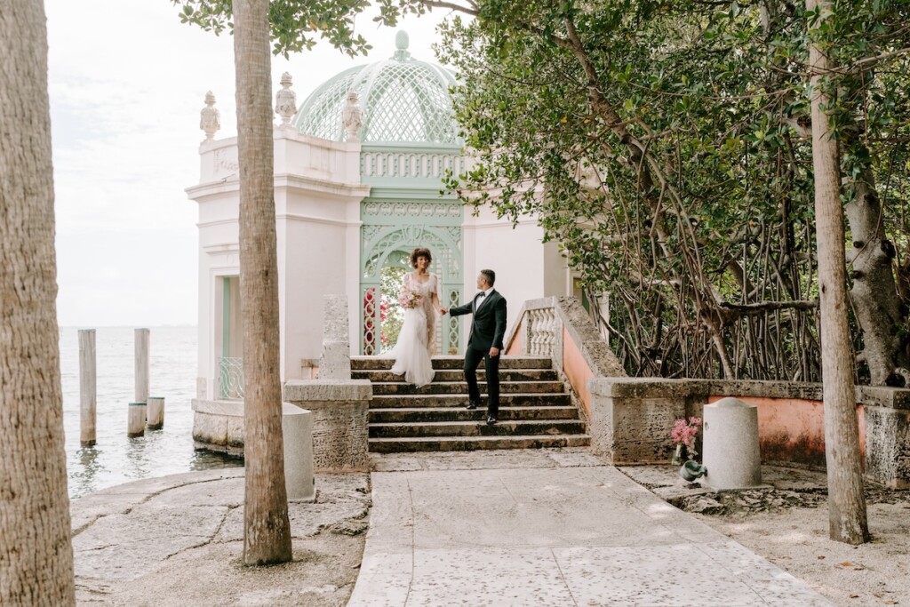 This whimsical wedding-styled shoot at the Tea House and Vizcaya Museum and Gardens in Miami, Florida was featured in Issue 32!