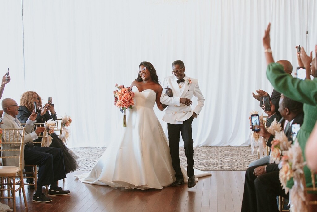 Khalida and Rah'mad's journey down the aisle began through their shared Buddhist organization, the Soka Gakkai International, back in 2017. 