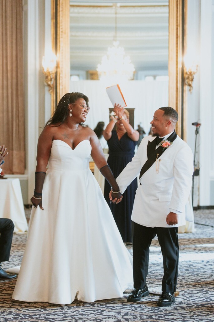 Khalida and Rah'mad's journey down the aisle began through their shared Buddhist organization, the Soka Gakkai International, back in 2017. 