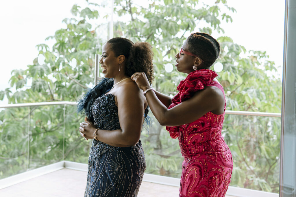 Opulent tropical florals mixed with a beautiful ocean-side estate made this destination wedding in Costa Rica a dream come true!