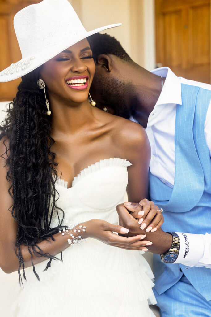 MunaLuchi Bride's issue 32 cover couple, Charity Lawson & Dotun Olubeko (from Season 20 of ABC’s hit TV show, The Bachelorette), celebrate one year of love!  