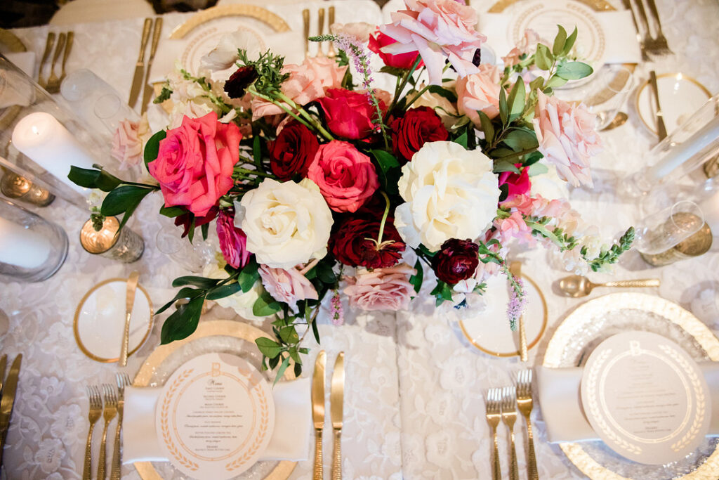 This romantic outdoor garden wedding in Virginia at the Cavalier Hotel and Resort had gorgeous classic details and the sweetest fur baby.