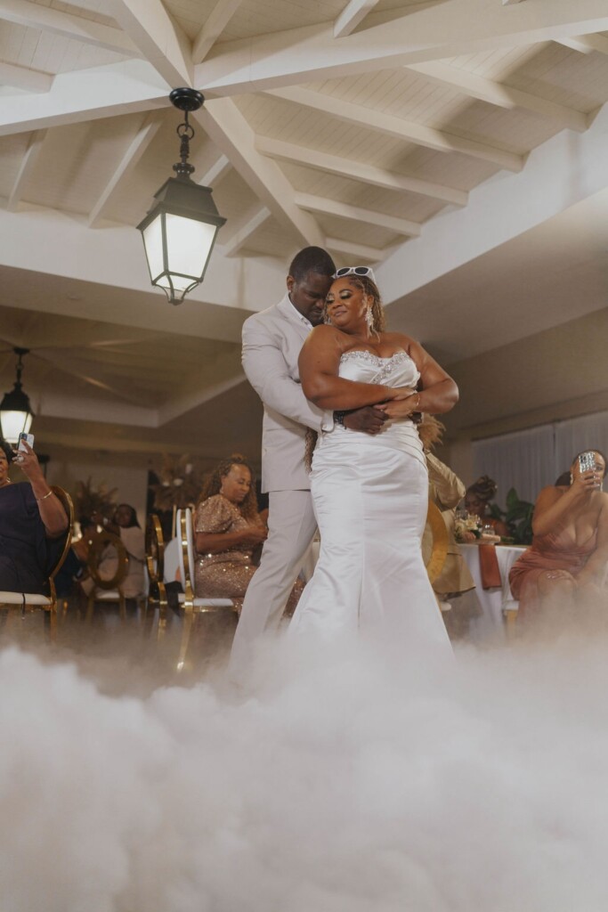 Bohemian glam destination wedding at Excellence Oyster Bay, Jamaica, was filled with heartfelt moments and beautiful Caribbean backdrops.