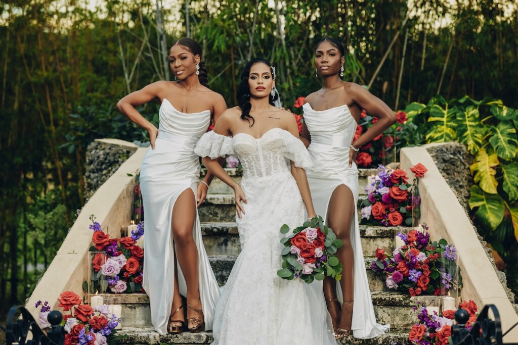 Luvmebridal & EnhanceMeBeauty, with an incredible vendor team, created a "Euphoric Love Affair, A Luxe Celebration" styled wedding in Miami.