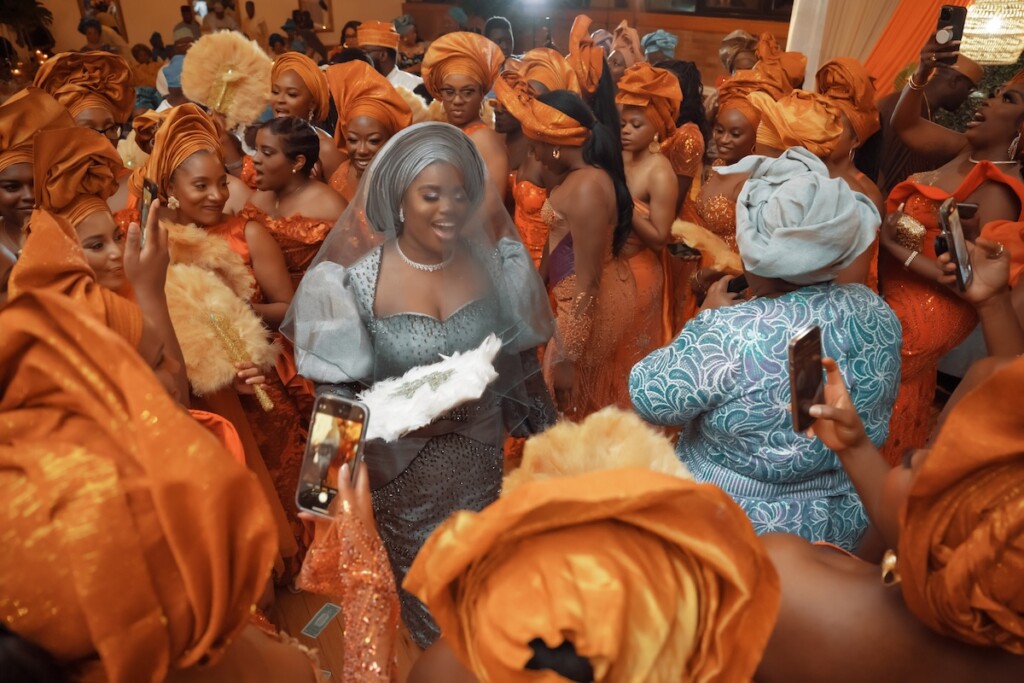 2-day Nigerian wedding weekend experience for over 200 attendees culminated in a modern gold and white wedding in Livingston, New Jersey.