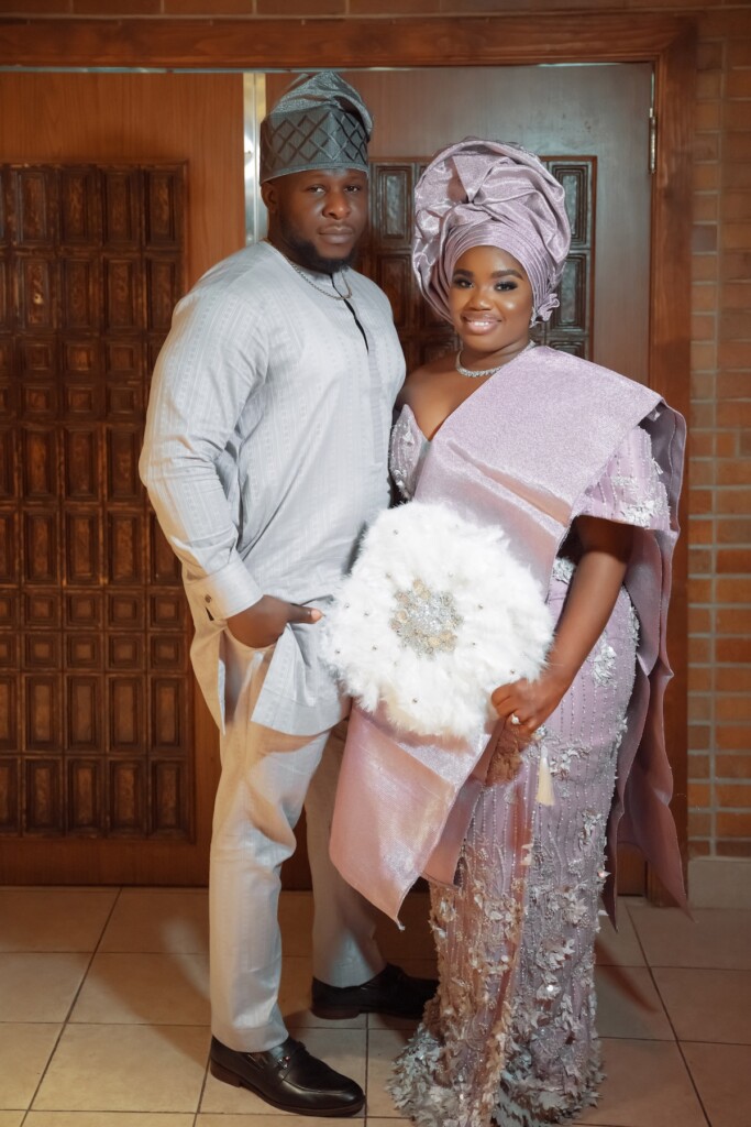 2-day Nigerian wedding weekend experience for over 200 attendees culminated in a modern gold and white wedding in Livingston, New Jersey.