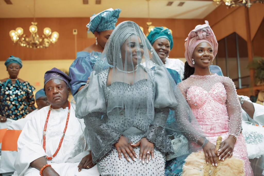 2-day Nigerian wedding weekend experience for over 200 attendees culminated in a modern gold and white wedding in Livingston, New Jersey.