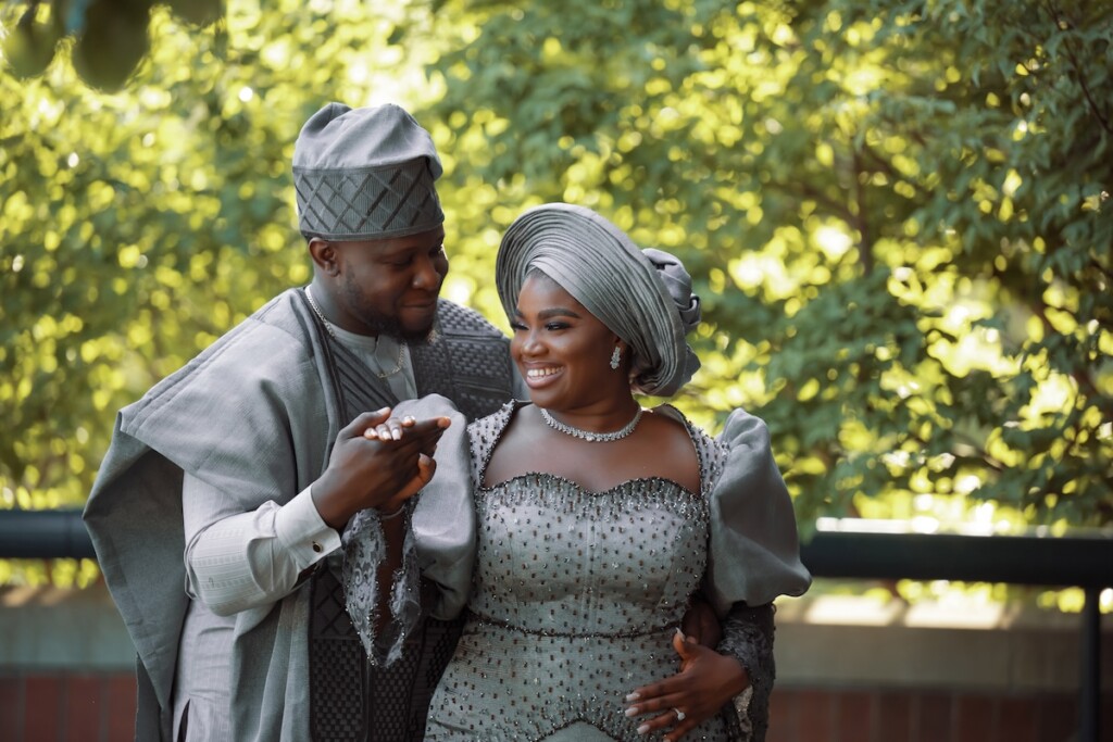 2-day Nigerian wedding weekend experience for over 200 attendees culminated in a modern gold and white wedding in Livingston, New Jersey.