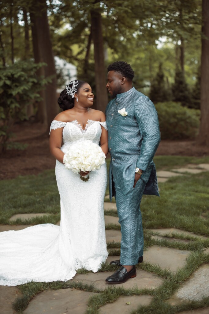 2-day Nigerian wedding weekend experience for over 200 attendees culminated in a modern gold and white wedding in Livingston, New Jersey.