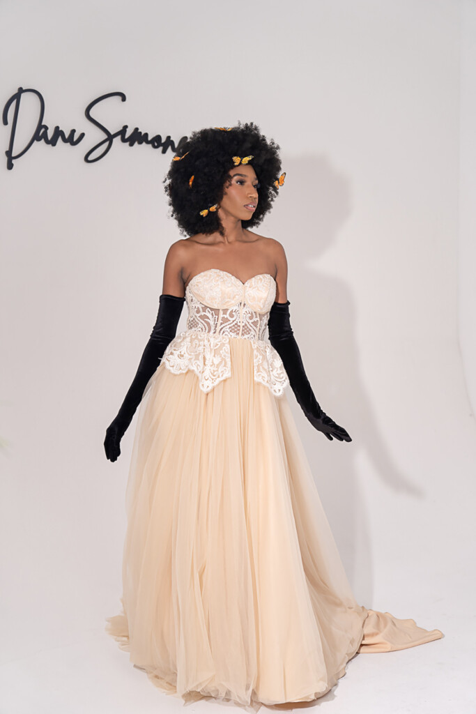 On September 7th, 2024, Muna Coterie designer Dani Simone Couture showcased her latest gown designs in "Love Story" at New York Fashion Week.