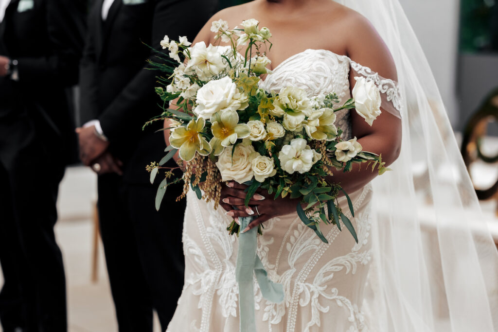 Surrounded by love and community, social justice activists, Briana and Denzel, tied the knot at their early spring wedding in Nashville!