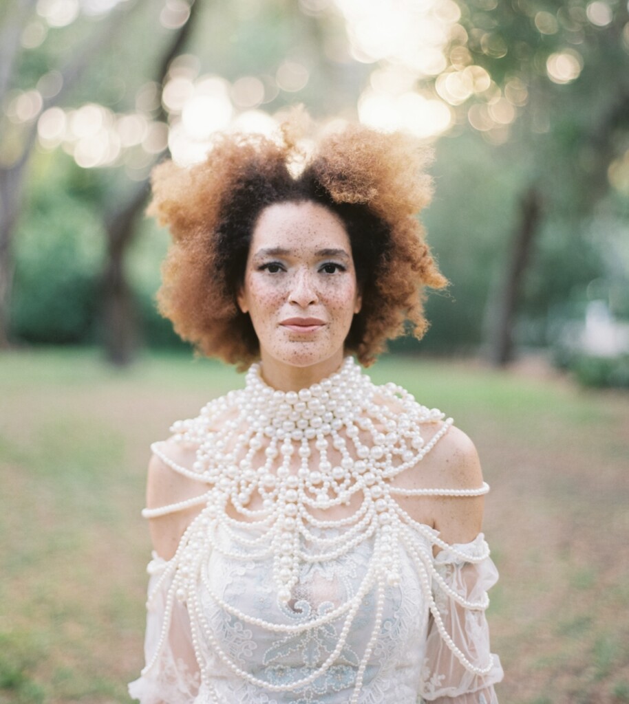 A canopy of Spanish moss and soft, ethereal light set the stage for this enchanting-styled shoot on Amelia Island.