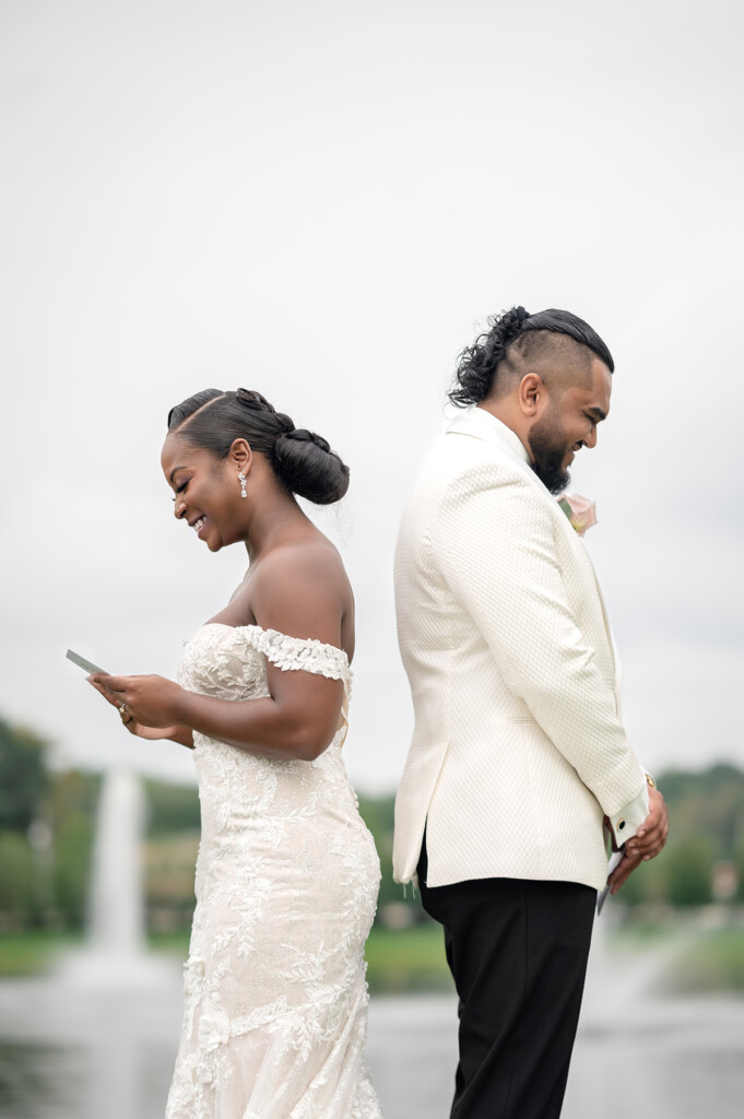 Connected by their Caribbean backgrounds, Arianne and Rob tied the knot in a romantic wedding at the Legacy Castle in New Jersey.