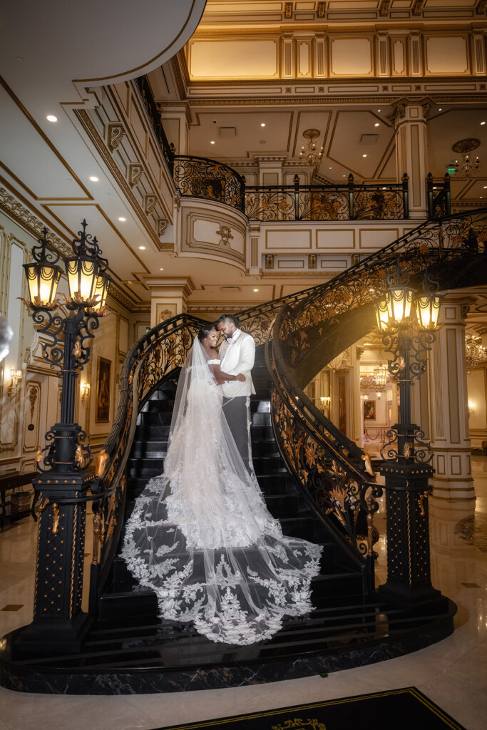 Connected by their Caribbean backgrounds, Arianne and Rob tied the knot in a romantic wedding at the Legacy Castle in New Jersey.