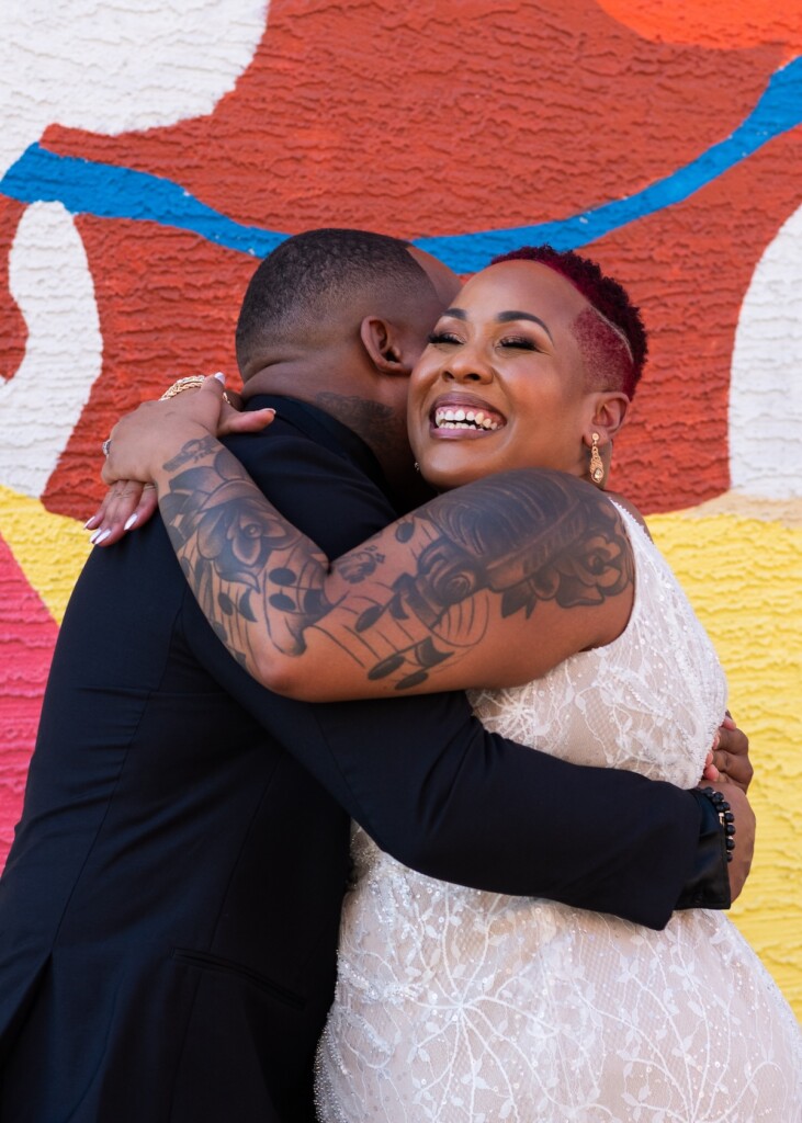 Wrestling fans Meredith & Anton's first meeting at a WWE NXT show at the Fillmore led to love and a modern industrial wedding in Philly.