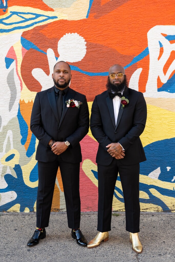 Wrestling fans Meredith & Anton's first meeting at a WWE NXT show at the Fillmore led to love and a modern industrial wedding in Philly.