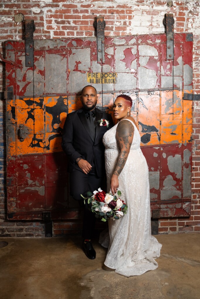 Wrestling fans Meredith & Anton's first meeting at a WWE NXT show at the Fillmore led to love and a modern industrial wedding in Philly.