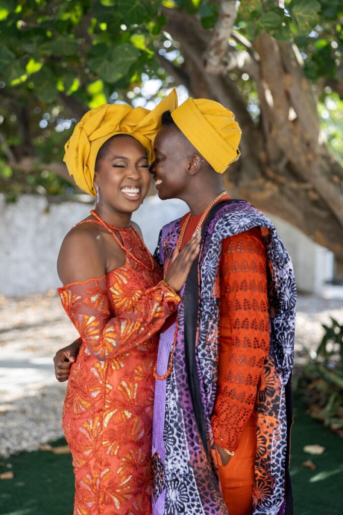 Tomi & Derin (who first met at a book club) hosted a two-day destination wedding at The Rich Hippies House in West Palm Beach.