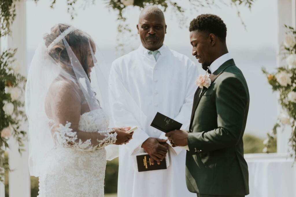 Atiera & Joshua hosted an intimate "Night Before" celebration, followed by a beautiful earth-tone wedding at the Oceancliff Hotel in Newport.