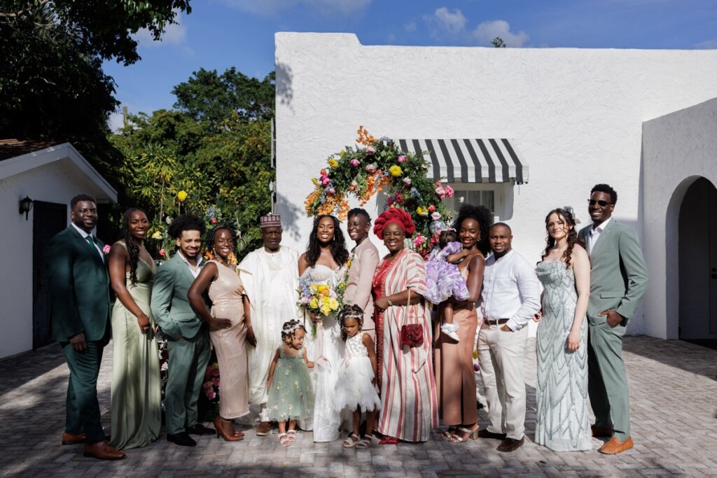 Tomi & Derin (who first met at a book club) hosted a two-day destination wedding at The Rich Hippies House in West Palm Beach.