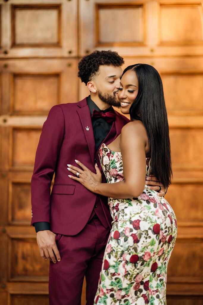 Maxwell Pearce & Jasmine Styles had their romantic Spanish Mediterranean-inspired engagement session at Rollins College in Orlando, Florida.