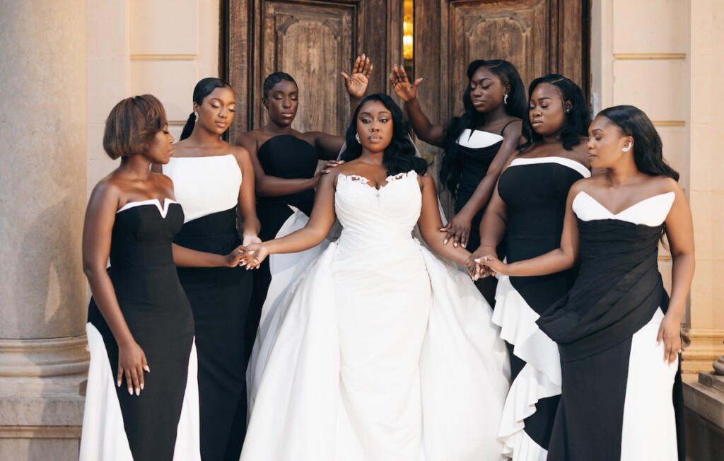 Ebony and Tony's 2-day nuptials, including a white wedding and traditional Ghanaian wedding, came to life in the South of France.