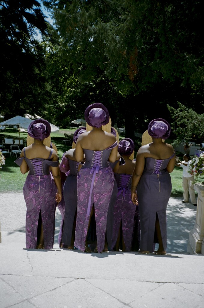 Ebony and Tony's 2-day nuptials, including a white wedding and traditional Ghanaian wedding, came to life in the South of France.