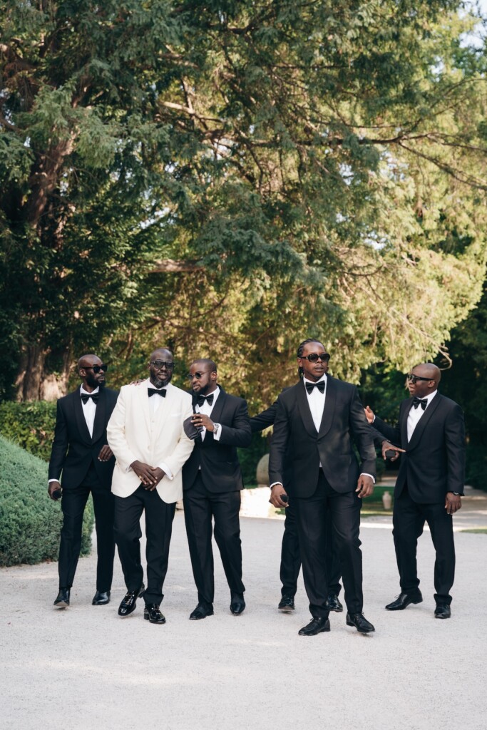 Ebony and Tony's 2-day nuptials, including a white wedding and traditional Ghanaian wedding, came to life in the South of France.