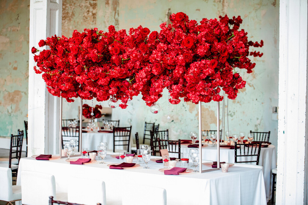 From red florals to pretty pink place settings, we've rounded up our top 10 romantic tablescape ideas for Galentine's or Valentine's Day.