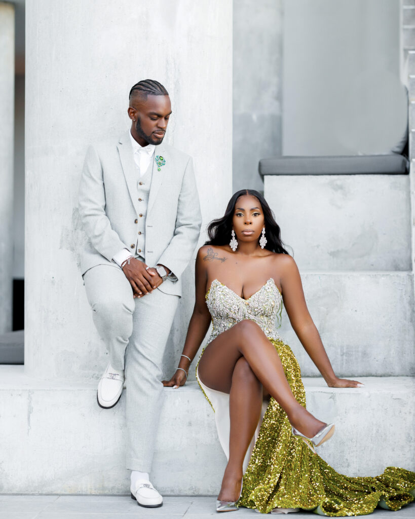 Find out more about Shamar and Adler's sexy Miami engagement photoshoot which featured stunning city views and celebrity-inspired fashion!