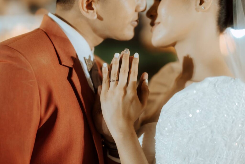 After starting their relationship in secret over a decade ago, Marck and Lovely celebrated their union with an elegant garden wedding at the stunning San Agustin Church, a UNESCO World Heritage Site in the Philippines. 