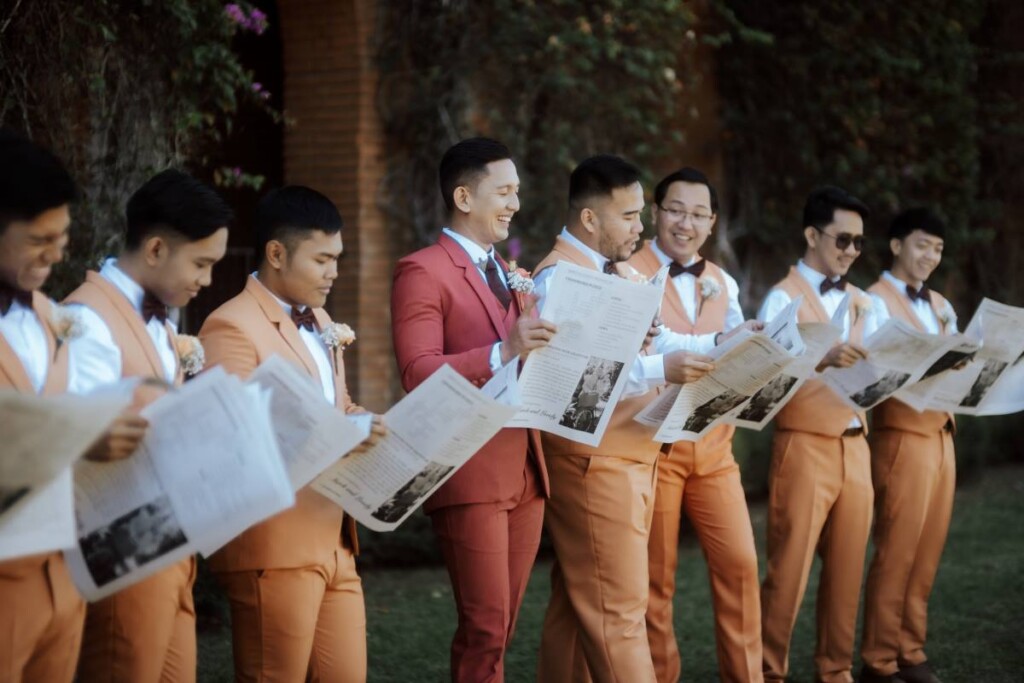 After starting their relationship in secret over a decade ago, Marck and Lovely celebrated their union with an elegant garden wedding at the stunning San Agustin Church, a UNESCO World Heritage Site in the Philippines. 