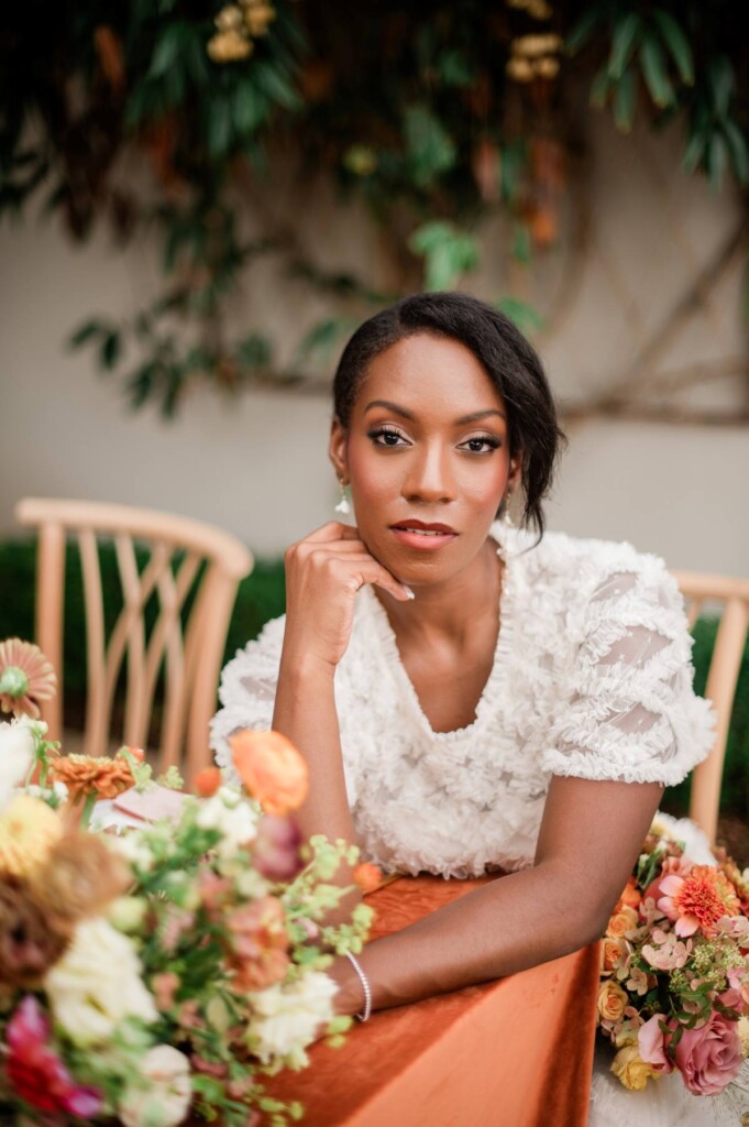 Heather Benge of Styled Shoots Across America created a timeless, elegant wedding editorial on the grounds of Morais Vineyard in Virginia.