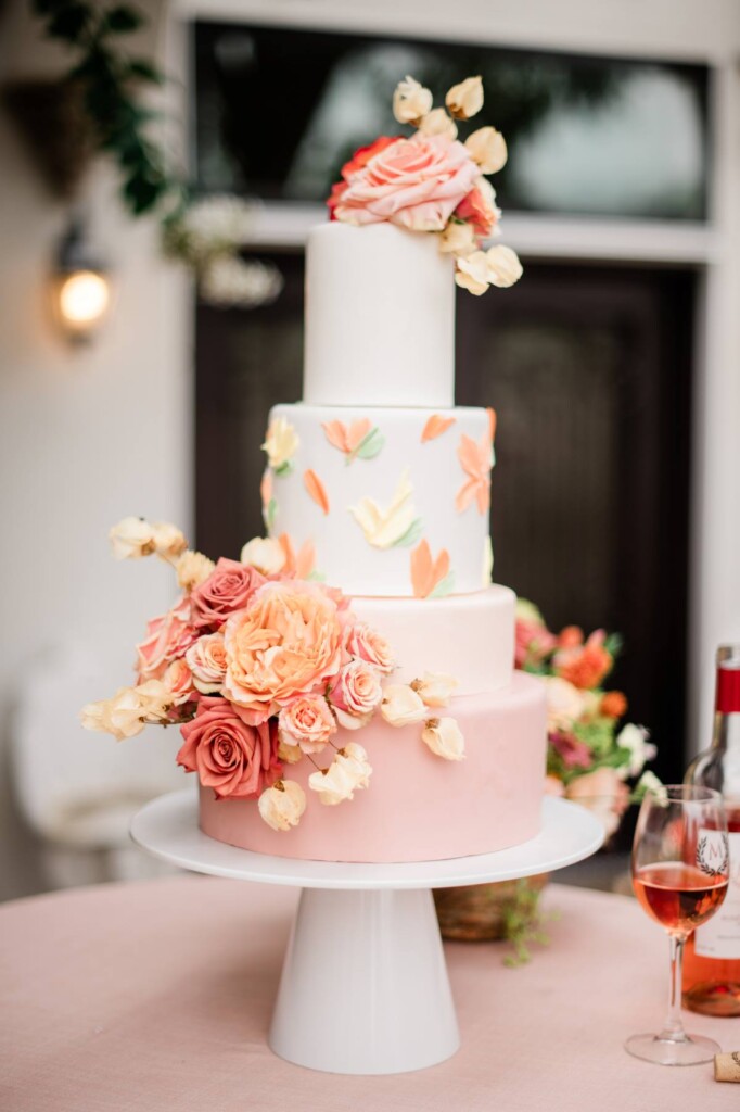 Heather Benge of Styled Shoots Across America created a timeless, elegant wedding editorial on the grounds of Morais Vineyard in Virginia.