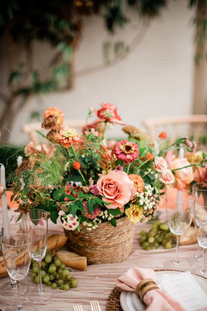 Heather Benge of Styled Shoots Across America created a timeless, elegant wedding editorial on the grounds of Morais Vineyard in Virginia.