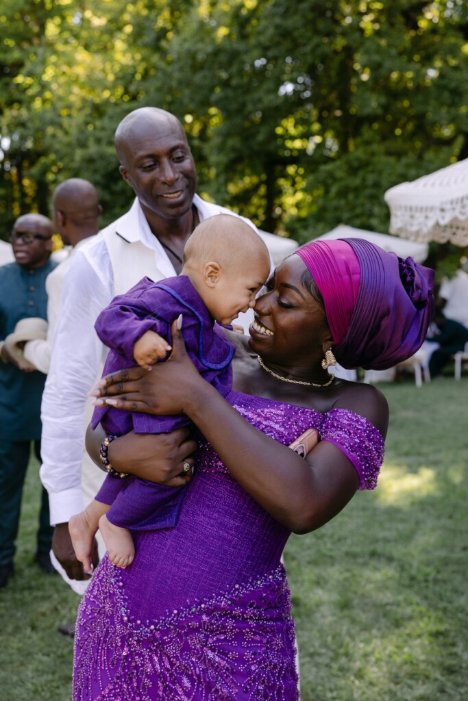 Ebony and Tony's 2-day nuptials, including a white wedding and traditional Ghanaian wedding, came to life in the South of France.