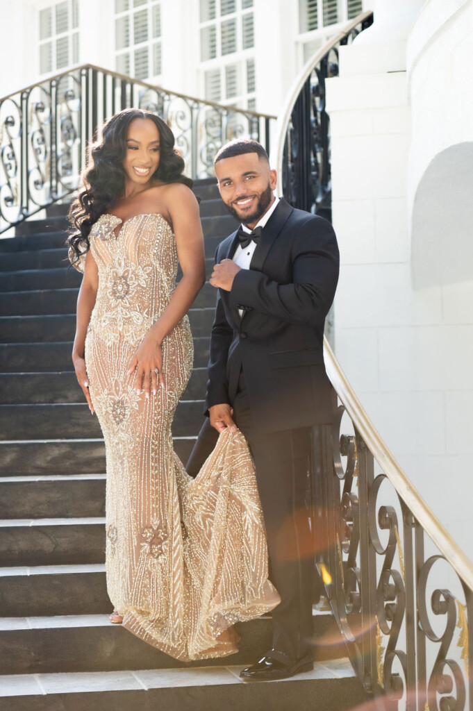 Before saying "I Do," Thomas and Jodae celebrated their love with a romantic engagement session at the Atlanta White House in Georgia.