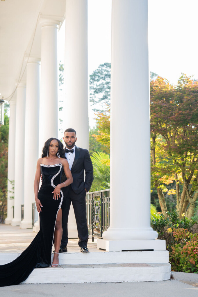 Before saying "I Do," Thomas and Jodae celebrated their love with a romantic engagement session at the Atlanta White House in Georgia.